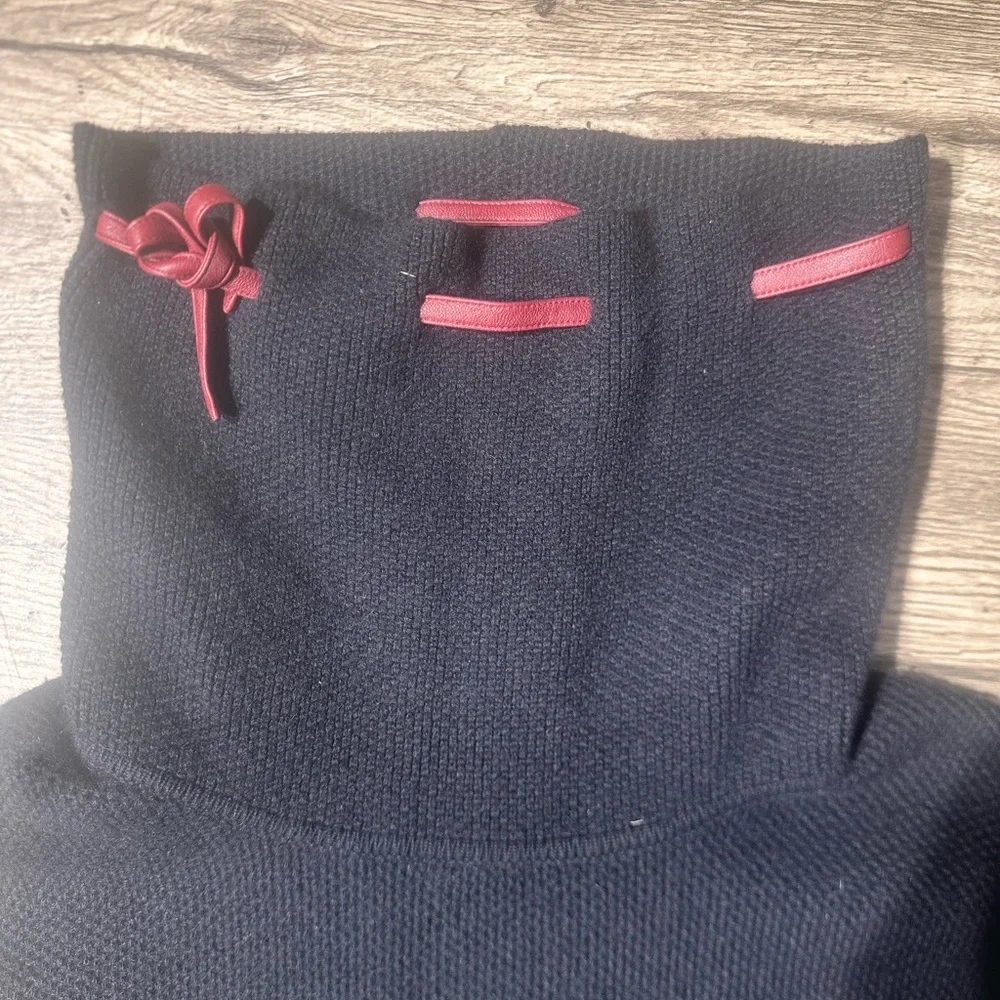 Elegant black Women's Sweater 100% CASHMERE. - Picture 4 of 14